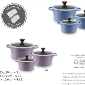 set de cacerolas artika